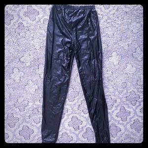 🌸2 for $15🌸 Matte Black PVC Leggings